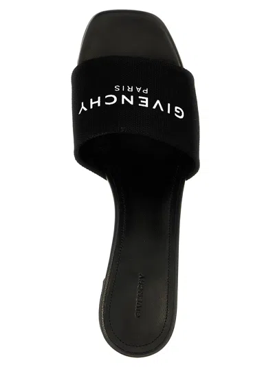 Givenchy Canvas 4g Mules In Black