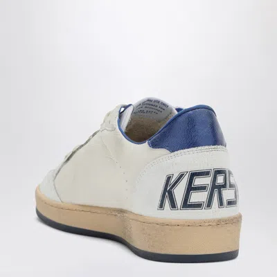 Golden Goose Vintage Low-top Sneakers With Laminated Leather Details In White