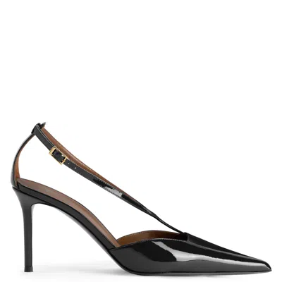 Giuseppe Zanotti Patent Leather Pointed-toe Pumps In Black