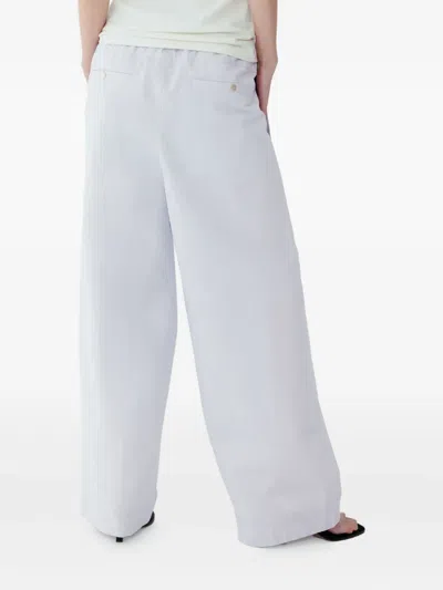 Studio Tomboy Elasticated-waistband Trousers In Blue