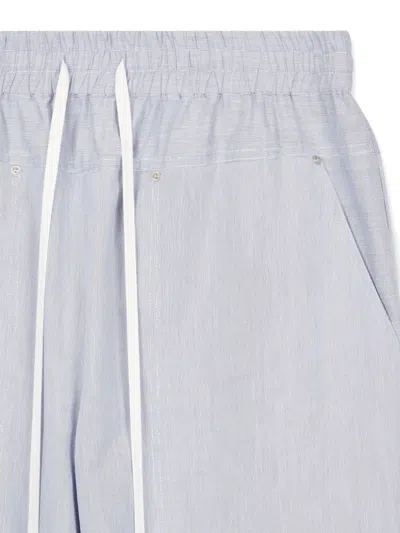 Studio Tomboy Elasticated-waistband Trousers In Blue