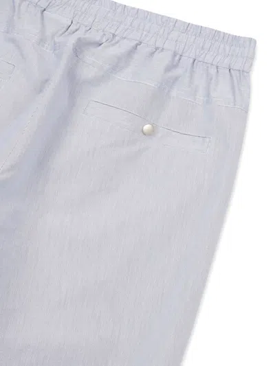 Studio Tomboy Elasticated-waistband Trousers In Blue