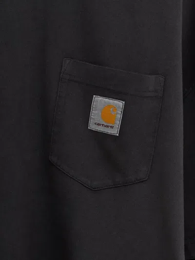Carhartt S/s Hudson Pocket T-shirt In Black