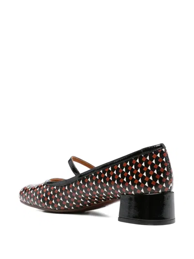 Chie Mihara 40mm Reni Geometric-pattern Pumps In Multi