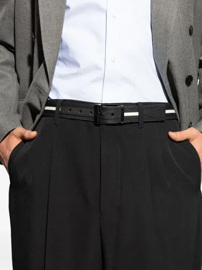 SHIFFIE 条纹双面腰带