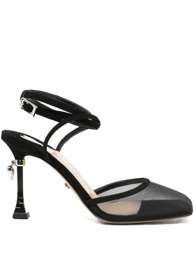 Mach&mach 90mm Mesh Pumps In Black