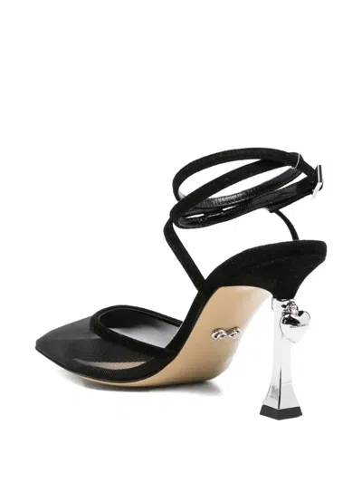 Mach&mach 90mm Mesh Pumps In Black