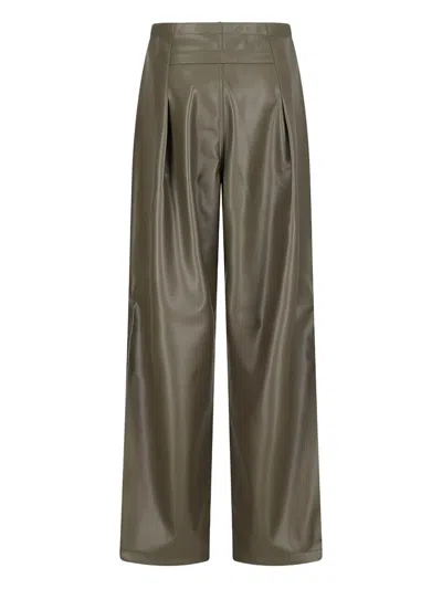 Darkpark Relaxed Fit Trousers Adjustable Drawstring Waist In Green