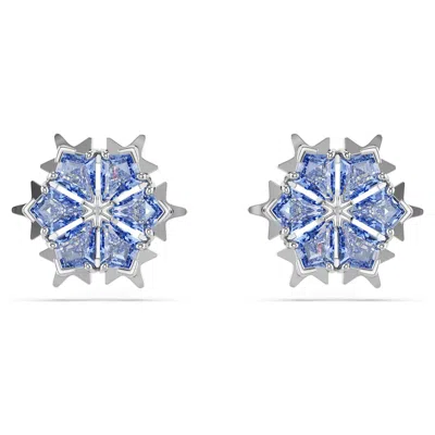 Swarovski Magic Stud Earrings In Blue