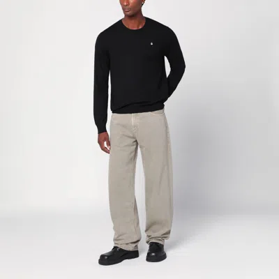 Alexander Mcqueen Inverted Skull Sweater In Black