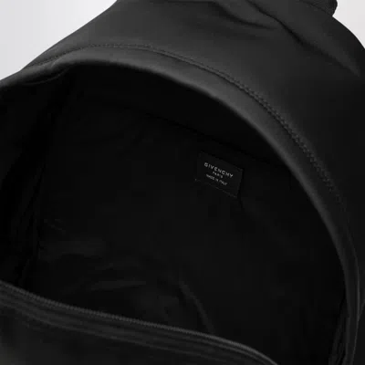 Givenchy Black Backpack With Adjustable Shoulder Straps And Logo On Front In Tech Fabric Man