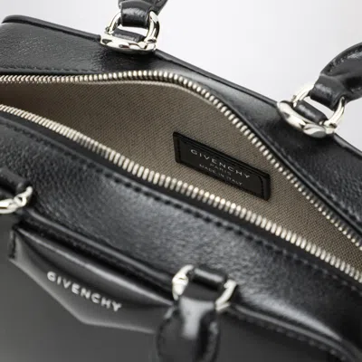 Givenchy Women Antigona East West Small Leather Shoulder Bag In Black