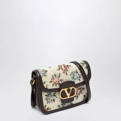 Valentino Borsa A Tracolla 9to5 In Jacquard Ricamato  Donna In White