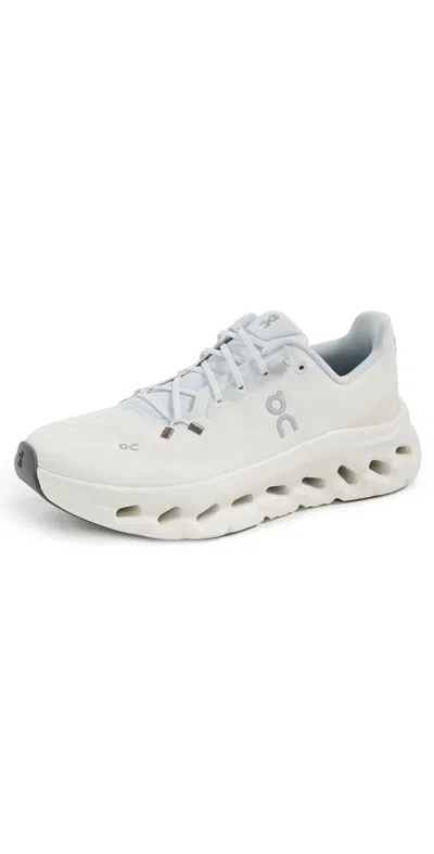 On Cloudnova Form 2 Felt And Rubber-trimmed Mesh Sneakers In White