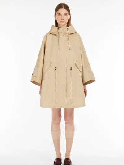 Maxmara Weekend Weekend Maxmara Cotton Gabardine Cape Sand