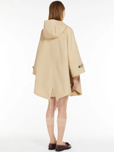 Maxmara Weekend Weekend Maxmara Cotton Gabardine Cape Sand