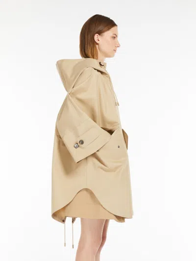 Maxmara Weekend Weekend Maxmara Cotton Gabardine Cape Sand