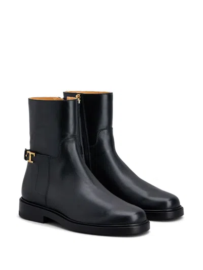 Tod's T Timeless Leather Ankle Boots