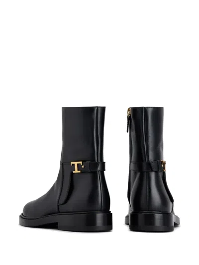 Tod's T Timeless Leather Ankle Boots