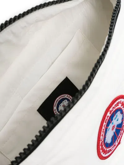 Canada Goose Logo Patch Belt Bag White