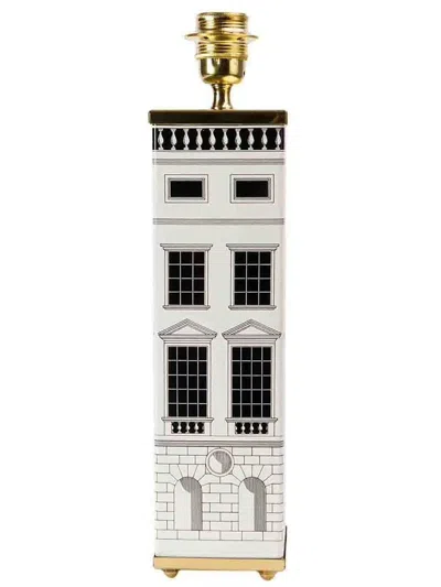 Fornasetti Architecture Square Lamp Base Black/white In B/w