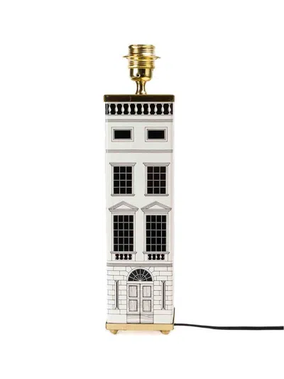 Fornasetti Architecture Square Lamp Base Black/white In B/w