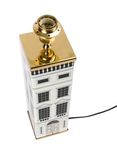 Fornasetti Architecture Square Lamp Base Black/white In B/w