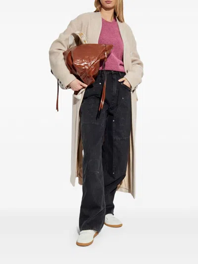 Isabel Marant Étoile Marant Étoile Ophra Jeans Faded Black In Black