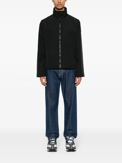 Canada Goose Hybridge Knit Down Jacket In Black