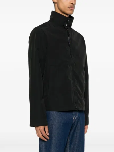 Canada Goose Hybridge Knit Down Jacket In Black