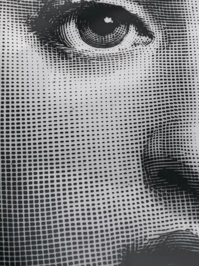 Fornasetti Wall Plate Tema E Variazioni N.1 In B/w