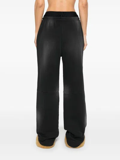 Alexander Wang Boxer Sweat Pants Washed Black In Black