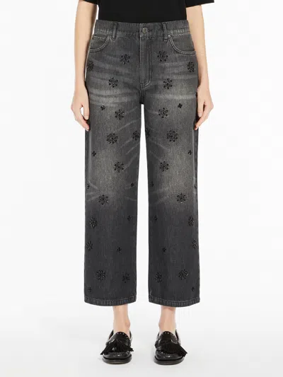 Maxmara Weekend Weekend Maxmara Manetta Denim Trousers Black
