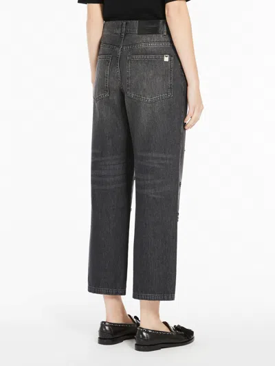 Maxmara Weekend Weekend Maxmara Manetta Denim Trousers Black