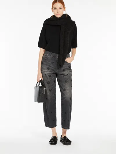 Maxmara Weekend Weekend Maxmara Manetta Denim Trousers Black