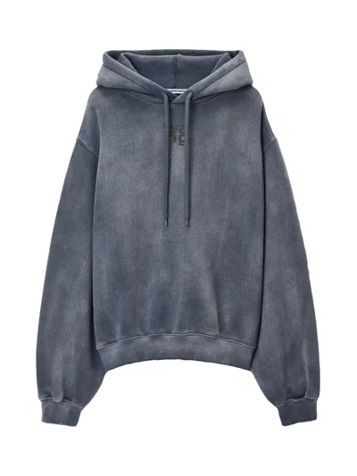 Alexander Wang T Alexander Wang Essential Hoodie Washed Asphalt