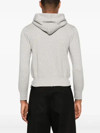 Comme Des Garçons Play Sweatshirt Double Black Emblem