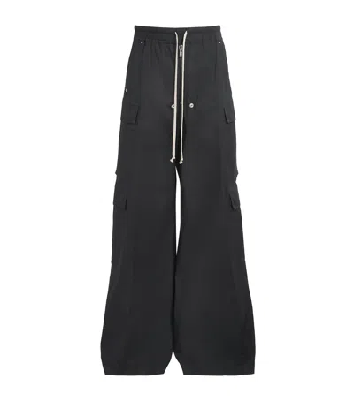 Rick Owens Men Wide Bela Pants In Black
