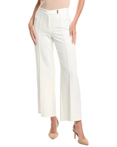 T Tahari Wide Leg Pant In White