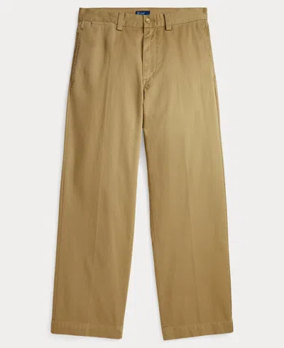 Polo Ralph Lauren Ralph Lauren Cotton Chino Straight-leg Pant In Brown