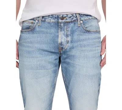 Guess Unisex Angels Digitally Printed Jeans In Blue