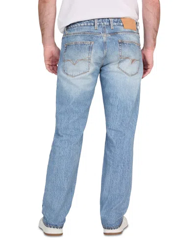 Guess Unisex Angels Digitally Printed Jeans In Blue