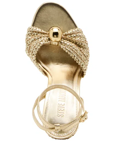 Steve Madden Women's Cheyla Embellished Sandals In Gold