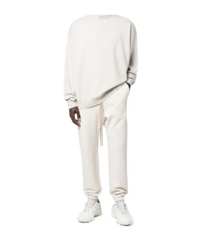 Fear Of God Straight-leg Drawstring Track Pants In White