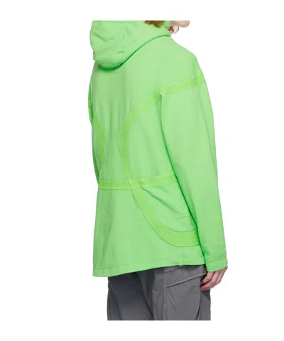 Kiko Kostadinov Green C.p. Company Edition Sinesis Hoodie In Green
