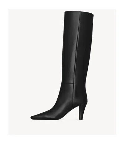 Saint Laurent Jill Boots In Black
