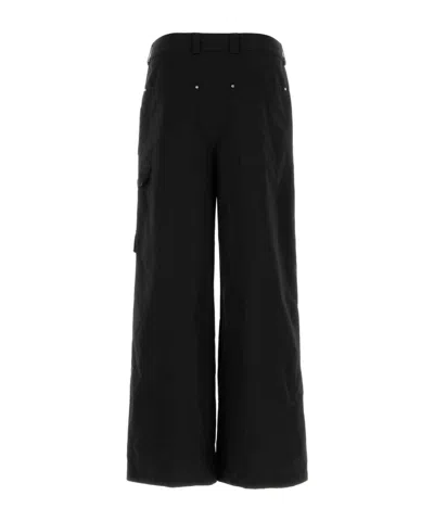 Alexander Mcqueen Men Black Cotton Cargo Pant In Multi