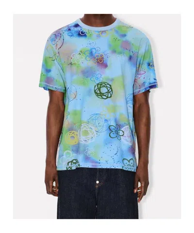 Kenzo Futura Reversible Classic T-shirt Clothing In Blue