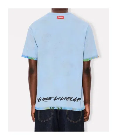 Kenzo Futura Reversible Classic T-shirt Clothing In Blue