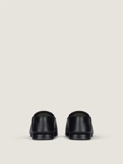 Givenchy Label Loafers In Leather And Canvas In Multi